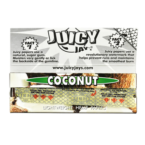 Papiers à rouler carrés blancs aromatisés, nouveau style personnalisé, 78x44mm, 32 feuilles/carnet, accessoires style classique Juicy Jay's - Product Image 3