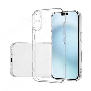 Custodie per telefono in TPU morbido Ultra sottile per <span class=keywords><strong>iPhone</strong></span> 17 Air 17 Pro Max 16 E 15 14 Pro Plus <span class=keywords><strong>Cover</strong></span> per telefono in <span class=keywords><strong>Silicone</strong></span> morbido <span class=keywords><strong>trasparente</strong></span> - Product Image 2