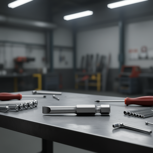 Punta de destornillador neumático de 664 mm de longitud con vástago hexagonal para aplicaciones de precisión - Product Image 3