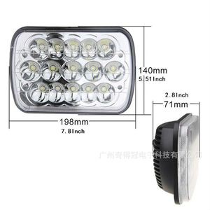 QIDEWIN 7-Inch High-Power LED Car Headlight 45W H4 <b>Plug</b> <b>Universal</b> Fit - Product Image 5