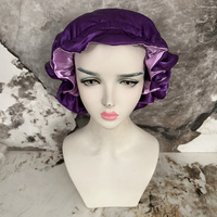 Nouveauté : Bonnet 2 en 1 pour femmes, bonnet de cheveux tendance, bonnets en satin réversibles, taille ajustable, bonnet de nuit
