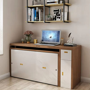 Marco de cama de siesta de hierro plegable de fácil control Cama de Murphy popular con mecanismo de mesa de pared invisible - Product Image 2