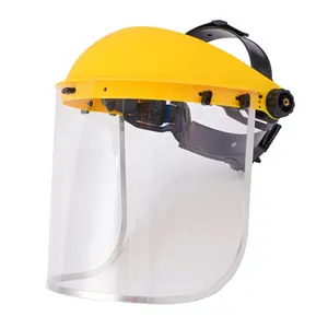 FS1010C-P1 PVC masker pelindung wajah, Pelindung muka potong dan poles anti-droplet Taman anti percikan tahan benturan