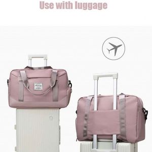 Sac de sport de voyage à grande capacité avec logo personnalisé, nouveau design, vente chaude, sac de sport portable pour femmes avec compartiment à chaussures - Product Image 5