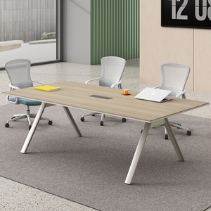 Tavolo da Riunione per Ufficio Commerciale dal Design Moderno, Tavolo per Sala Conferenze, Sala Riunioni, Sala Trattative e Colloqui - Product Image 1