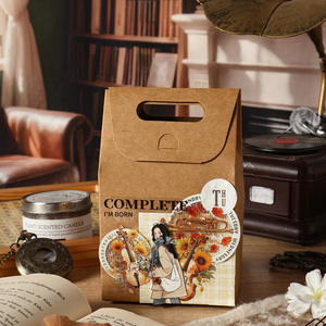 20 unids/pack Paquete de pegatinas flor Sonata serie flor instrumento Musical tema manual Material pegatinas - Product Image 4