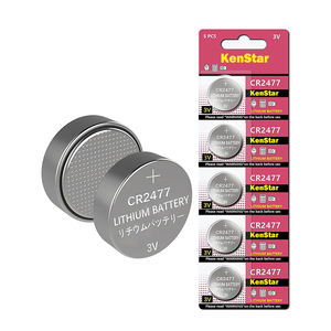 بطارية ليثيوم CR2477 بشهادة CE 3 فولت بطاريات خلية عملة زر 2477 بطارية DL2477 ، ECR2477 للشمع الإلكتروني ، الخفيفة - Product Image 4