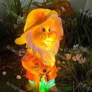 Décorations de Noël extérieures en fibre de verre multicolores à motif Blanche-Neige et les Sept Nains, éclairées par des lumières LED, indice de protection IP65 - Product Image 6