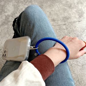 สายคล้องโทรศัพท์แบบไขว้ตัว รุ่น Universal สำหรับ <span class=keywords><strong>iPhone</strong></span> 11 12 13 Pro Max <span class=keywords><strong>XS</strong></span> X พร้อมเคสซิลิโคนแบบสายรัดข้อมือ - Product Image 5