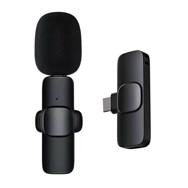 K8 K9 Portable Mini Clip on Phone Microphone Wireless Lapel Microphones for iPhone Mobile Phone