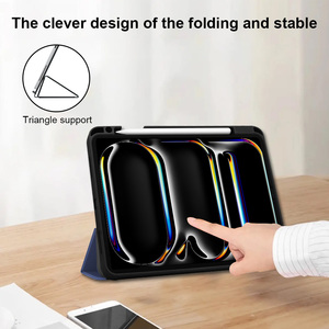 Da kinh doanh Folio máy tính bảng bìa cho <span class=keywords><strong>iPad</strong></span> Pro 13 2024/Pro 13 2024 chống sốc từ trường hợp lật với khe cắm bút chì - Product Image 6