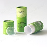 Tube en carton kraft pour tubes de baume à lèvres en bambou tube push up twist up