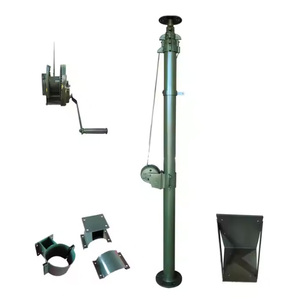 Mât télescopique manuel portable de 6 m pour utilisation en télécommunications et antennes - Product Image 4