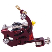 Kit de tatouage professionnel complet 3 pièces mitrailleuses 7 couleurs porte-gobelet d'encre 50 pièces aiguilles pointe poignée ensemble d'alimentation