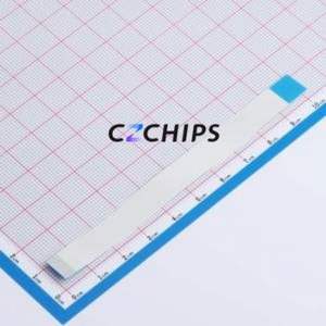 ZX-FFC0.5-F-10048-17P FFC Cable (Flexible Flat Cable) P=0.5mm Connector 17P 0.5mm Reverse 10cm - Product Image 2