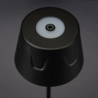 Lampe de table LED sans fil à commande tactile et intensité variable, style européen simple, corps en plastique et métal, recharge USB, lampe de chevet – Offre spéciale