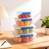 Boîtes de conservation alimentaire en plastique hermétiques sans BPA, de tailles personnalisables, de qualité supérieure, pour la cuisine et la maison