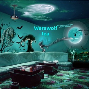 Jeu de Société 8D Créatif Industriel Géométrique Étanche sur le Thème du Loup-garou pour Bar, Hôtel, Salle d'Évasion et Scénario Mystère - Product Image 2