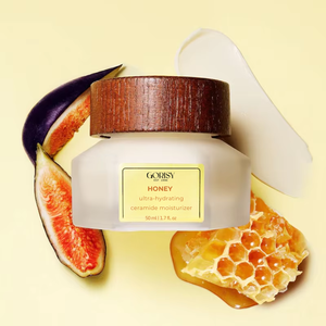 Crema facial de larga duración de etiqueta privada para piel seca Miel de ceramida ultra hidratante y antioxidante infundida con perla y manteca de karité - Product Image 2