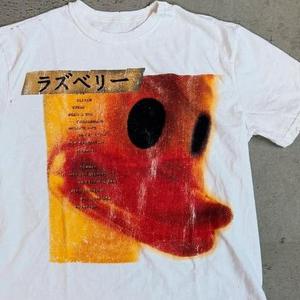T-shirt con stampa personalizzata stile <span class=keywords><strong>Streetwear</strong></span> <span class=keywords><strong>Vintage</strong></span> pesante 100% cotone Boxy Fit serigrafia grafica ritagliata con lavaggio acido t-shirt - Product Image 5