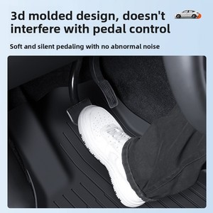 Nouveaux tapis de sol <span class=keywords><strong>Tesla</strong></span> en métal TPE moulés par injection, conduite à gauche/droite, pour voitures <span class=keywords><strong>Tesla</strong></span> Model Y 3, sans logo imprimé, vente en gros - Product Image 3