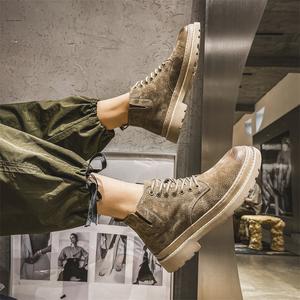 Botas de Tobillo Chukka Martin Personalizadas de Alta Calidad para Hombre en Venta en Línea, Botas Chelsea de Cuero Genuino para Hombre - Product Image 3