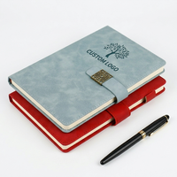 Cuaderno A5 con Cubierta de Cuero PU, Encuadernación Cosida, Impresión Personalizada, Color Creativo, con 100 Hojas, para Oficina o Viajes, Promocional