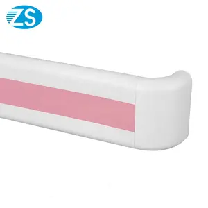 ZS factory 140mm pvc pegangan tangan Rumah Sakit koridor pasang dinding rumah sakit pegangan untuk rumah sakit