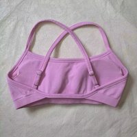 Nouveau soutien-gorge push-up sans couture respirant et sans dos, ajustable, pour le fitness et le yoga, avec dos en V et effet froncé, pour les ensembles de yoga et d'entraînement pour femmes