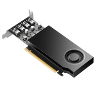 GPU Grafis Rtx A400 4GB GDDR6 768 CUDA Cores PCIe 4.0 X8 Kartu Video Workstation 900-5G172-2260-00