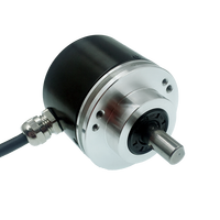 Encodeur Rotatif Absolu Monocycle 12 Bits à Arbre Solide de 8 mm, Encodeur Absolu Magnétique avec Sortie Port Parallèle