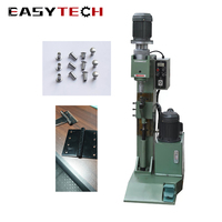 Machine à riveter orbitale pneumatique Easytech pour chaussures et sacs en cuir, machine à riveter les semelles, machine à riveter les tiges rotatives