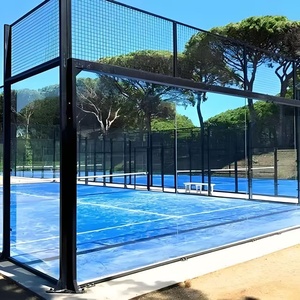 Cancha de Pádel Comercial Personalizada por el Fabricante, Techo de PVC para Cancha de Pádel, Cancha de Pádel en Venta, Canchas de Pádel Profesionales, Cancha de Pádel Panorámica - Product Image 1