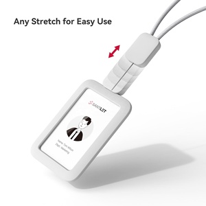 Cordon intégré en polyester de qualité supérieure pour <span class=keywords><strong>porte</strong></span>-badge rétractable, étui de protection en silicone, chaîne pour téléphone portable - Product Image 3