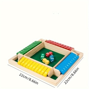 Classics Tabletop Phiên Bản Pub Hội Đồng Quản Trị Trò Chơi Gói Quà Tặng Bằng Gỗ Bảng Bảng Toán Trò Chơi Đóng Hộp Xúc Xắc Trò Chơi Cho Người Lớn Trẻ Em - Product Image 4