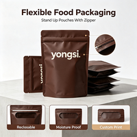 Sachet Doypack Personnalisé de Qualité Alimentaire avec Bouchon pour Recharge de Capsules de Café, Emballage Liquide pour Jus, Sauce, Purée, Boissons