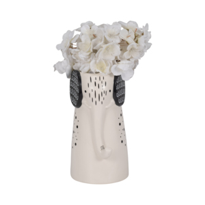 Vaso in Ceramica a Forma di Elefante, Scultura Contemporanea per Arredamento Casa, Bagno, Ufficio, Soggiorno, Esposizione su Mensola, Moderno - Product Image 2