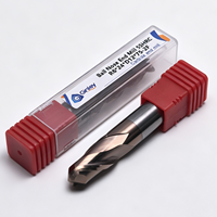 Fraise à bout sphérique en carbure monobloc R5*20*D10*75-2F/3F/4F 55HRC 60HRC 65HRC pour le traitement des moules en acier allié