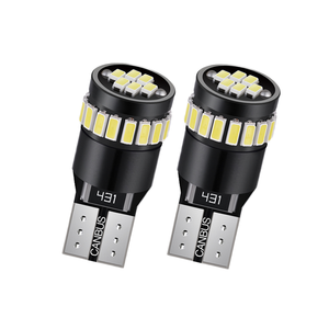 หลอดไฟ LED สีแดงสว่างพิเศษ W5W T10 Canbus ปราศจากข้อผิดพลาด 168 194 ชิป 3014 24SMD 2.5W 240LM ใช้ได้กับรถยนต์ทั่วไป ไฟแฟลช ไฟจอดรถ 10 ชิ้น - Product Image 3