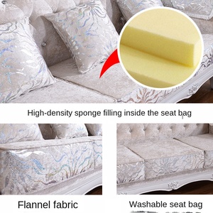 Canapé trois places <span class=keywords><strong>en</strong></span> tissu de style europé<span class=keywords><strong>en</strong></span> pour <span class=keywords><strong>petit</strong></span> appartement, idéal pour salons de beauté et salons élégants et modernes - Product Image 4
