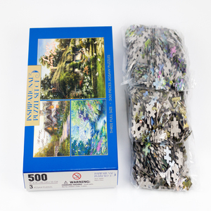 Puzzle en carton personnalisé de 500 pièces pour jeux DIY – Prix de gros - Product Image 2