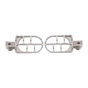 Repose-pieds en aluminium de 8mm pour motos 50cc 70 90 125 Rest Fit <span class=keywords><strong>Motocross</strong></span> Pit for 'Dirty Bike' Silver Motorcycling Body Systems - Product Image 4