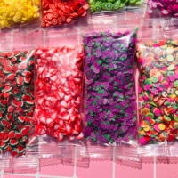 Nouvelles tranches de fruits en pâte polymère de 5 mm, 10 g/sac, plusieurs types, pour slime, artisanat, accessoires DIY