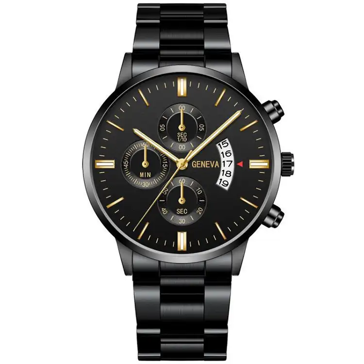 Wristwatch Business Men's Watch Luxury Multifunctional Calendar Dial Men's Leisure Quartz Watch Customization Wristwatch