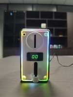 Akseptor Koin Multi Kualitas Terbaik SR Highlight LED S-802A Pemilih Koin Plastik DC+12V untuk Mesin Game Arcade Mesin Vending