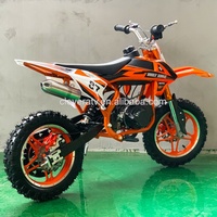 CloverATV Moto tout-terrain 2 roues 50cc à prix abordable, mini moto cross populaire avec démarrage électrique