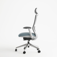 Silla de escritorio de alta calidad para el hogar con respaldo alto de altura ajustable y función completa de China, silla de oficina con reposabrazos