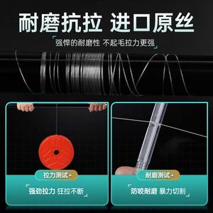 Ensemble de pêche à double hameçon JQW40LSDZX09 pour carpe crucian, hameçons barbelés pour eau douce, manchon doré, style Izu, pré-noué, prêt à l'emploi - Product Image 5