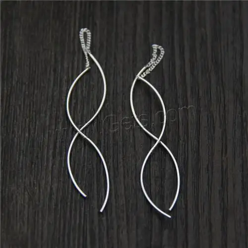 jewelry wholesale china 925 sterling silver thread through earrings for woman 1173326