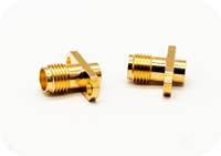 Adaptateur Jack Coaxial RF S MA/SMP-KFJ101-L 50 Ohm DC-18GHz, Connecteur de Câble de Test Coaxial pour Base d'Antenne PCB